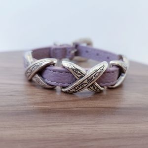 Brighton Kriss Kross Etched Bandit Bracelet